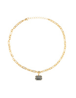 Lydia Halsband Guld/Svart One Size