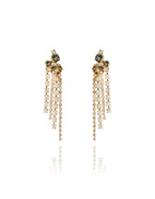 Amy Örhängen Guld/Svart One Size