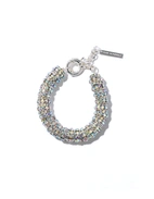 Fat Diamond Armband Silver One Size