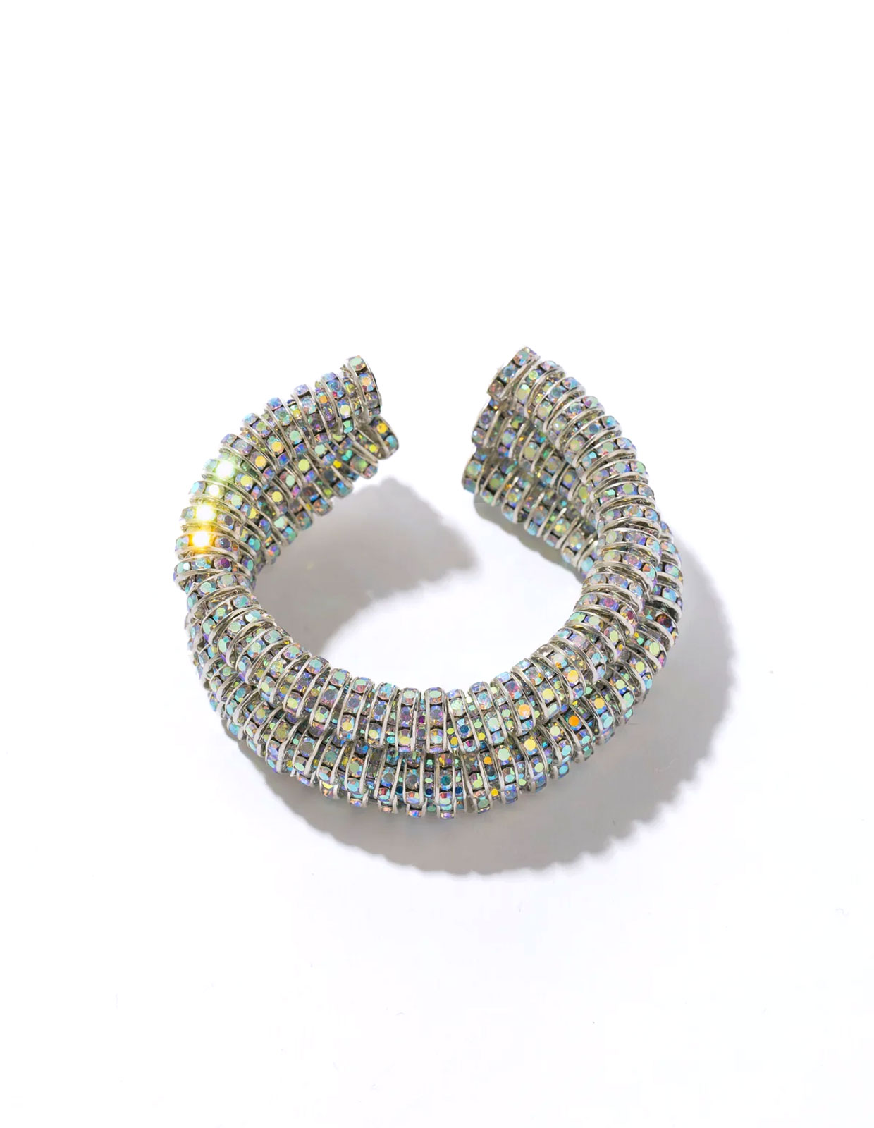 Cleopatra Bangle Silver One Size