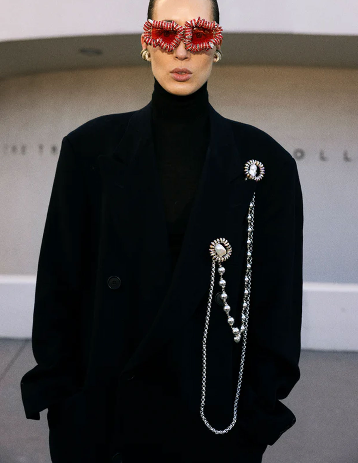 Paris Brosch Silver One Size