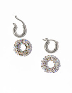 Tiny Creoles Silver One Size