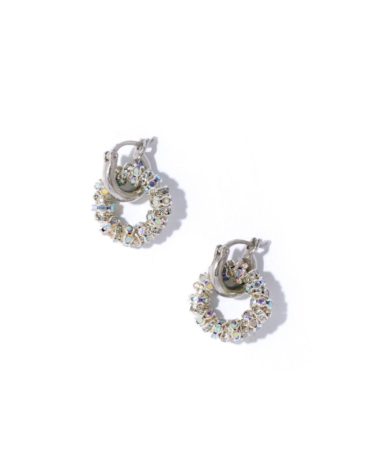 Tiny Creoles Silver One Size