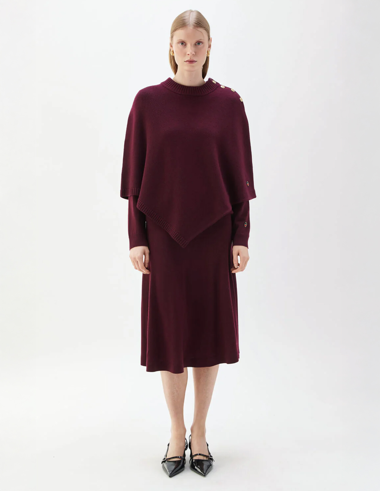 Randy Poncho Vinröd One Size