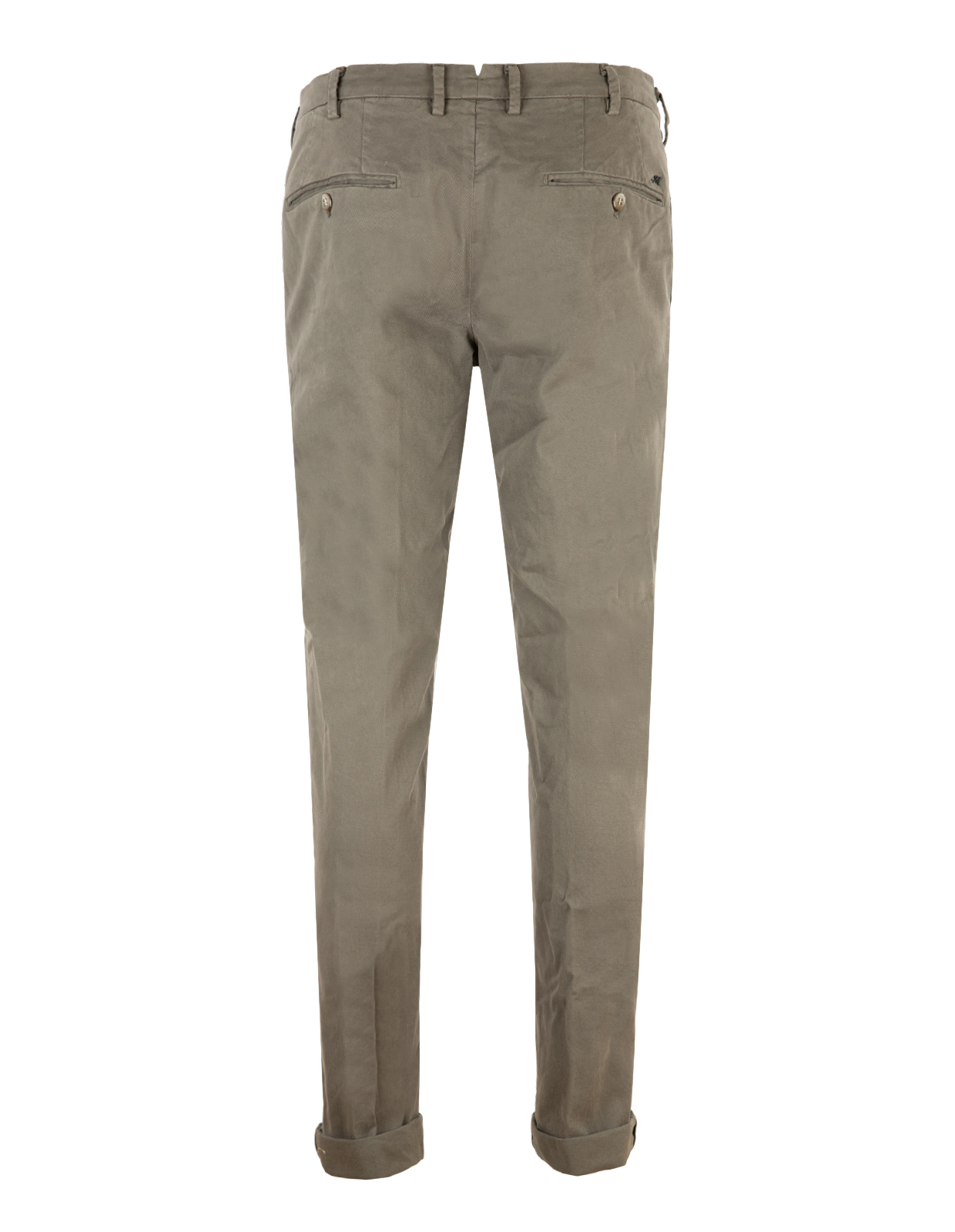 New York Chinos Bomullsgabardin Stretch Olivgrön