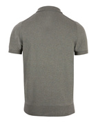 Polo Shirt Knitted Cotton Verde Bosco Stl XXL