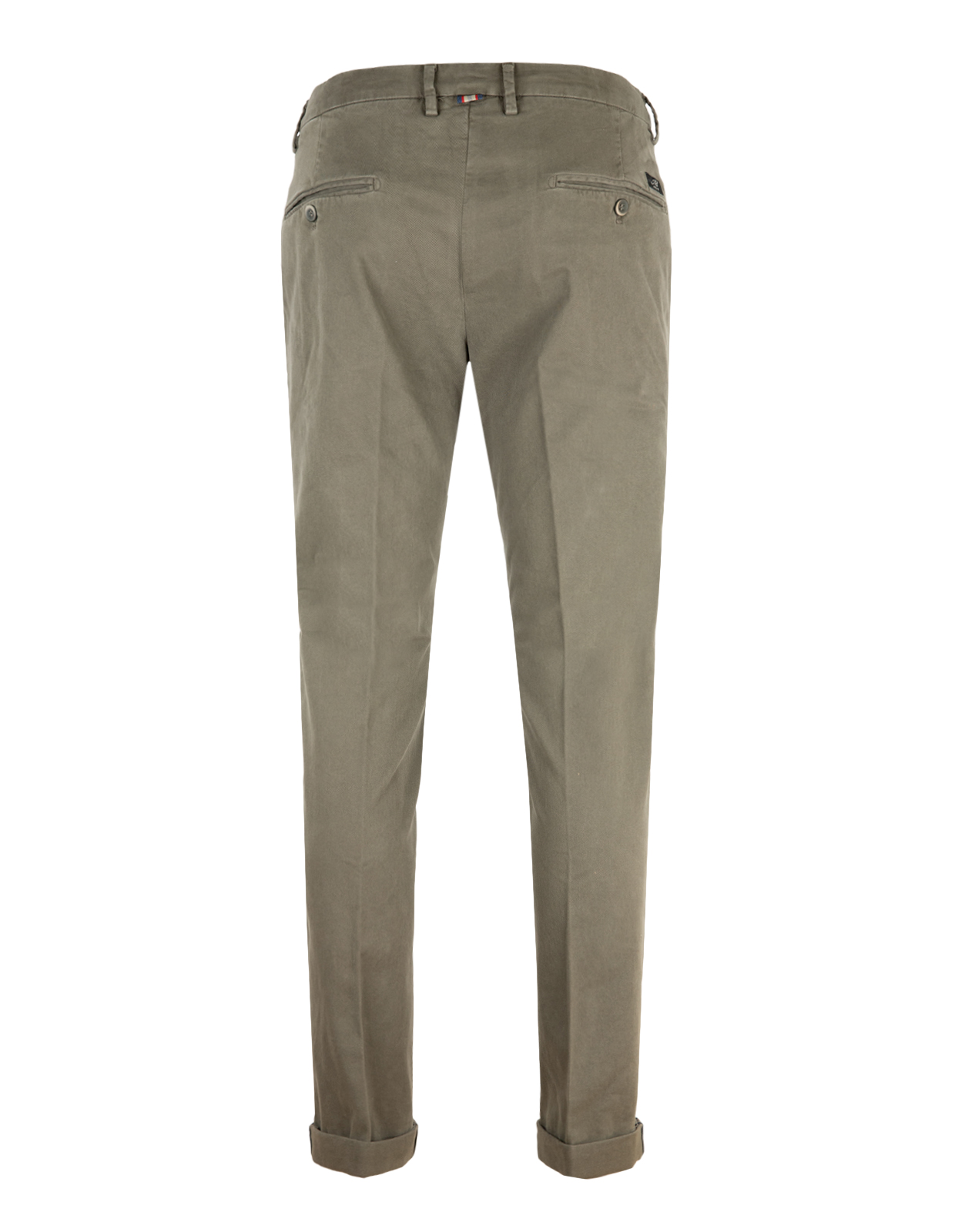 Torino Chinos Bomullsgabardin Stretch Olivgrön