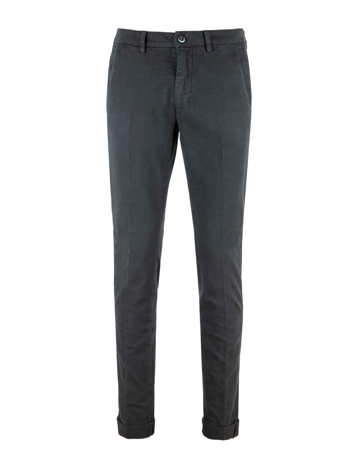 Torino Chinos Bomullsstretch Hundtand Navy