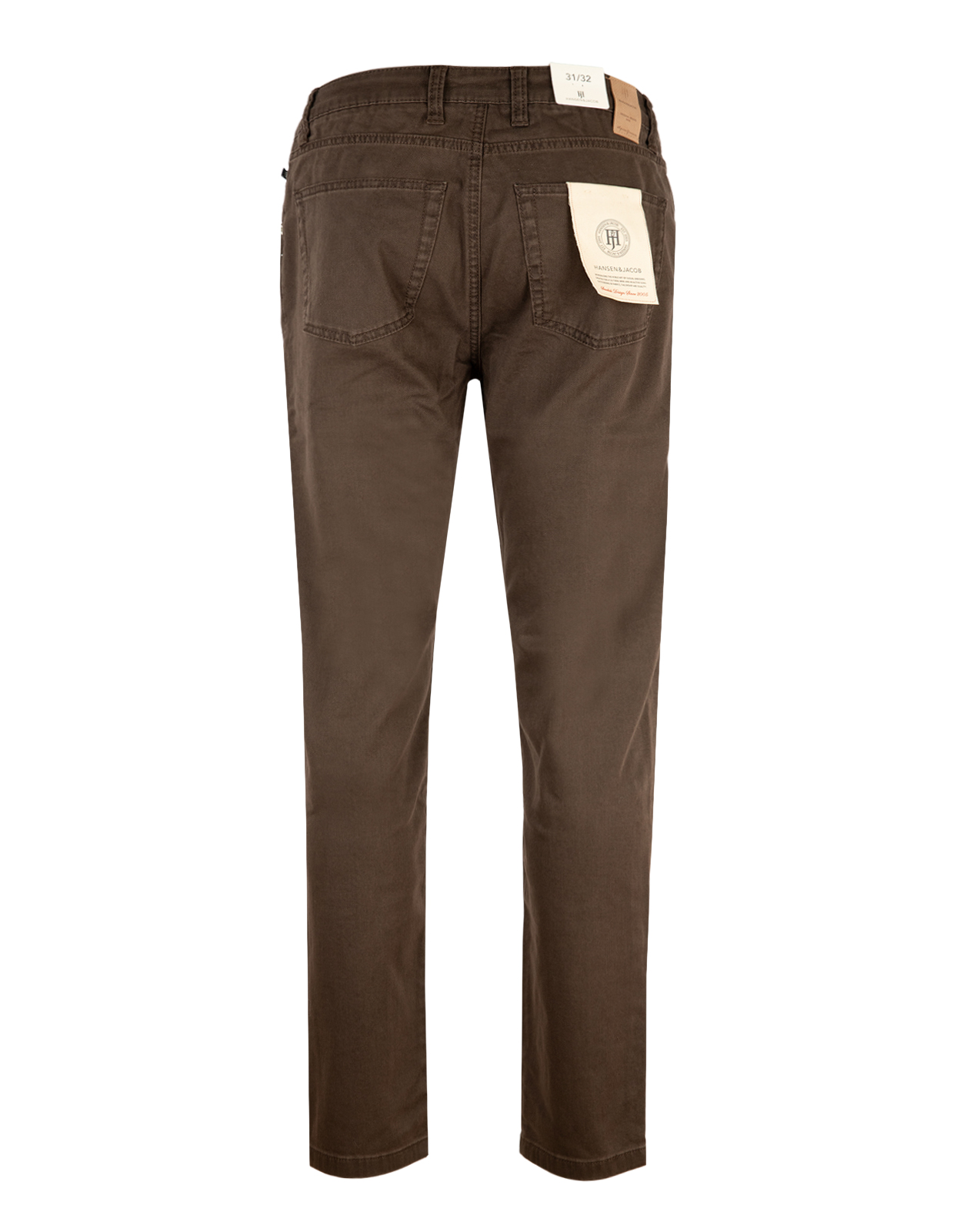 5-ficksbyxa Okado Silk Touch Mörkbrun