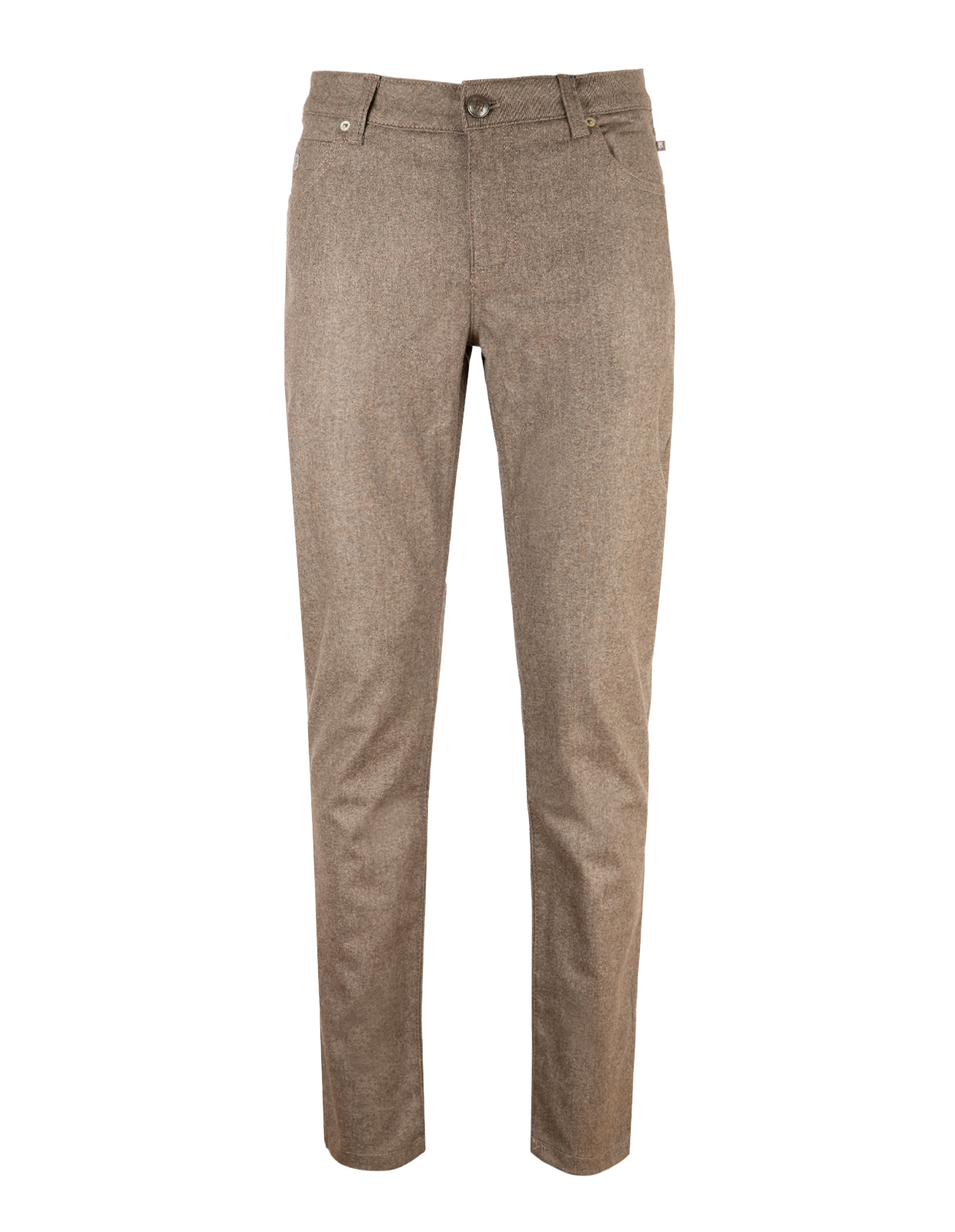 5-ficksbyxa Dalsasso Ull Cashmere Brun