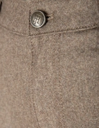 5-ficksbyxa Dalsasso Ull Cashmere Brun