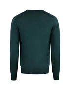 Cardigan Merinoull Mörkgrön 3XL