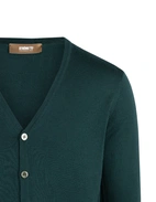 Cardigan Merinoull Mörkgrön 3XL