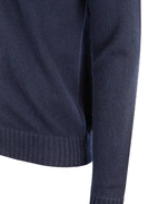 Zip-tröja Ull/Cashmere Navy