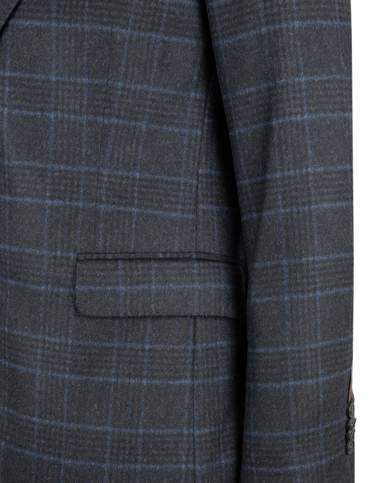 Fogerty Kavaj Ull Rutig Navy 56