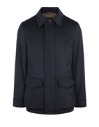 Traveller Jacka Borstad Ull Navy 56