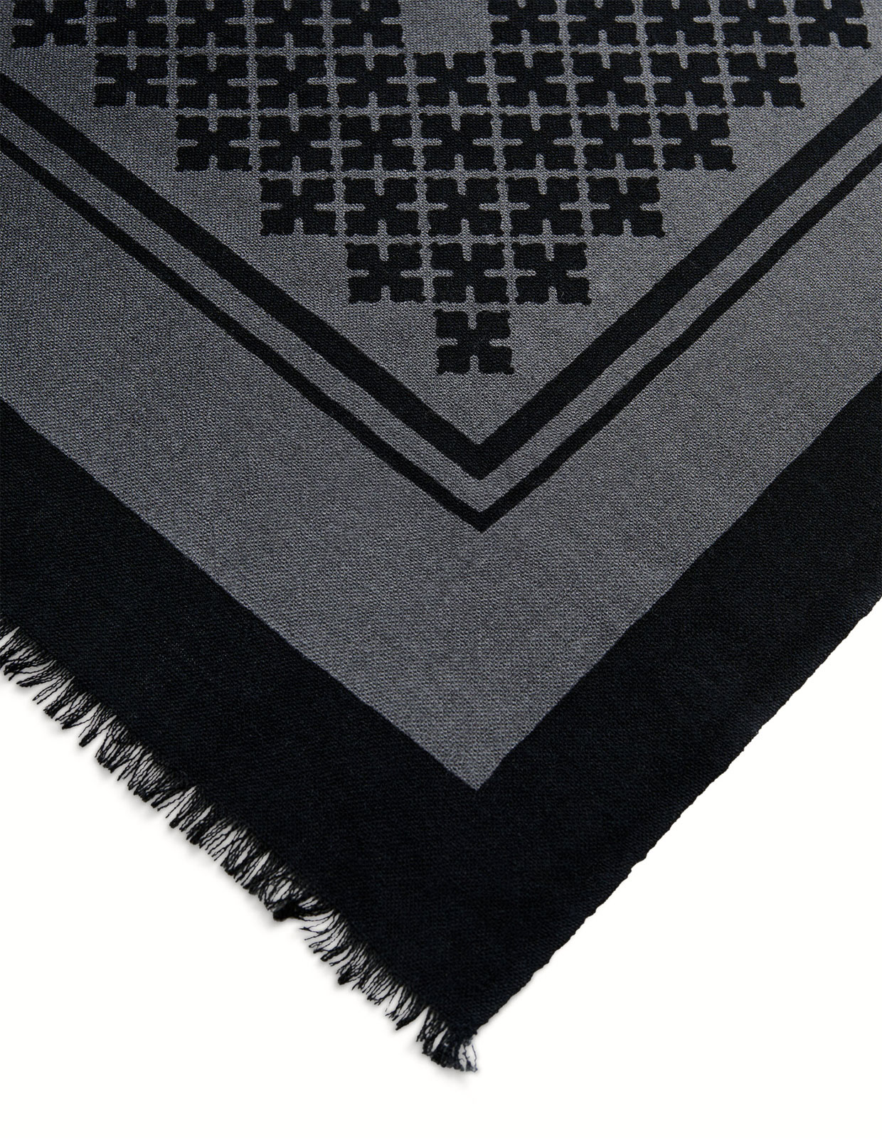Julee Scarf Ull Mörkgrå