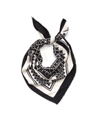 Julee Scarf Ull Svart One Size