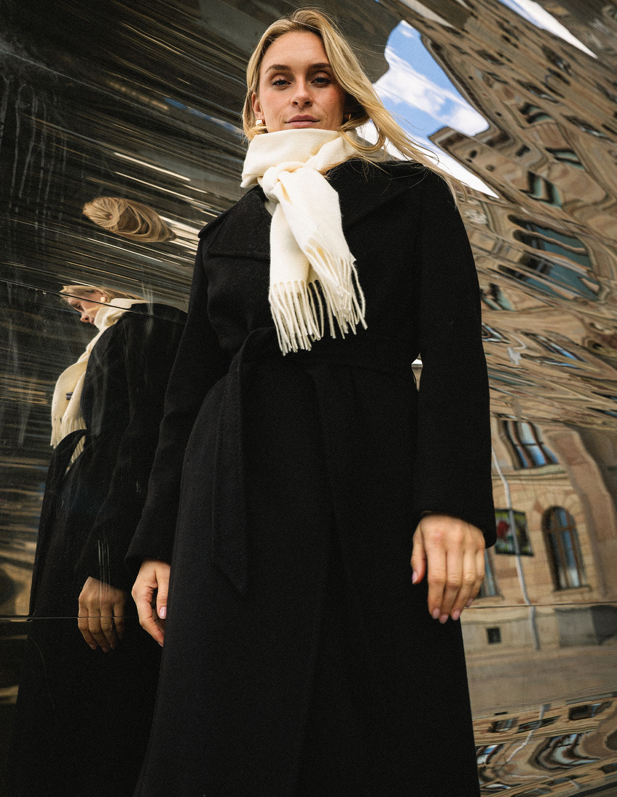 Kappa Ull/Cashmere Svart