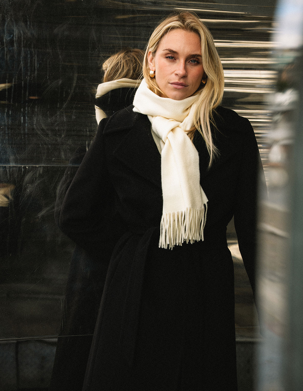 Kappa Ull/Cashmere Svart