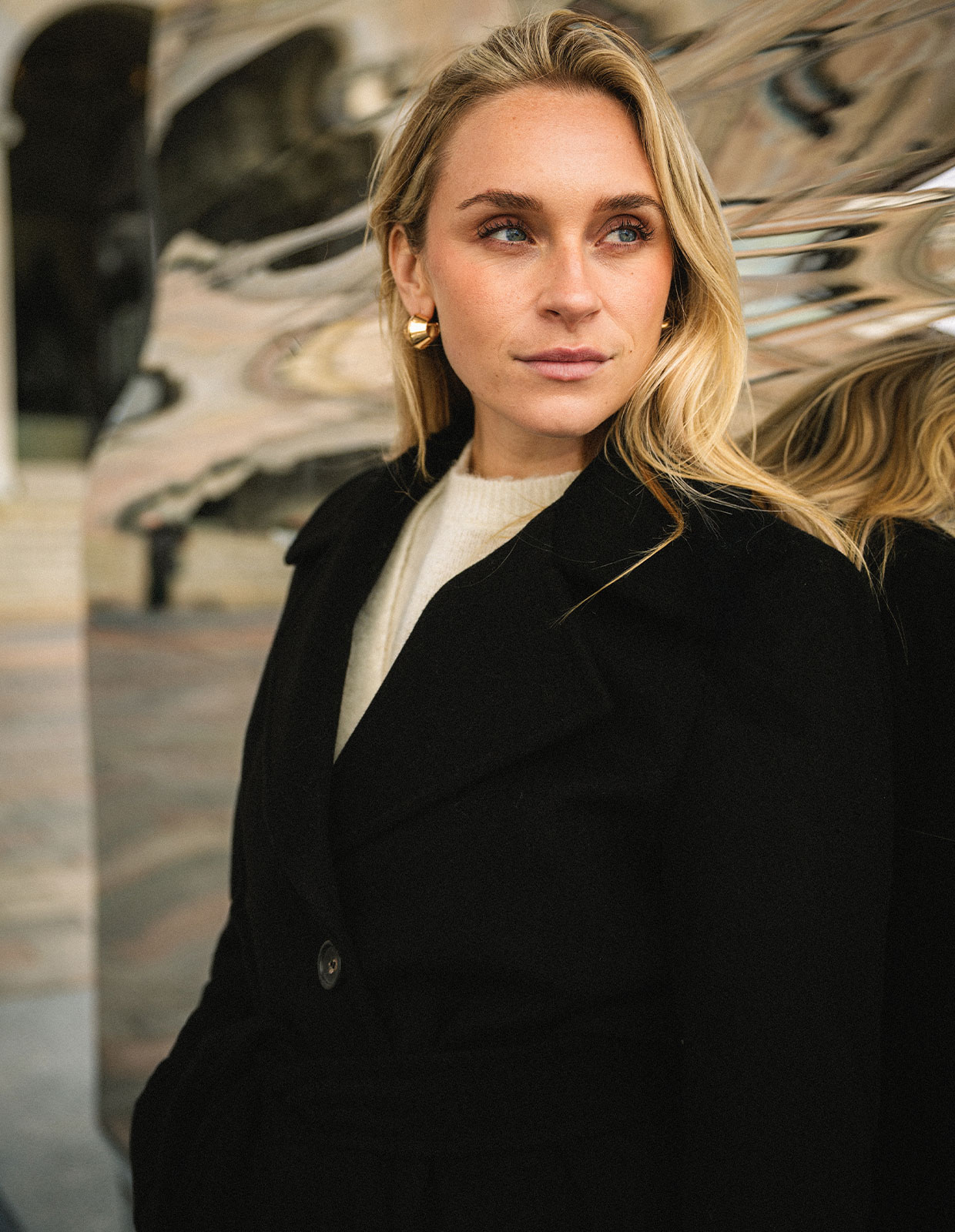 Kappa Ull/Cashmere Svart