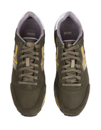 Running Style Trainers Suede Mesh Open Green Stl 40