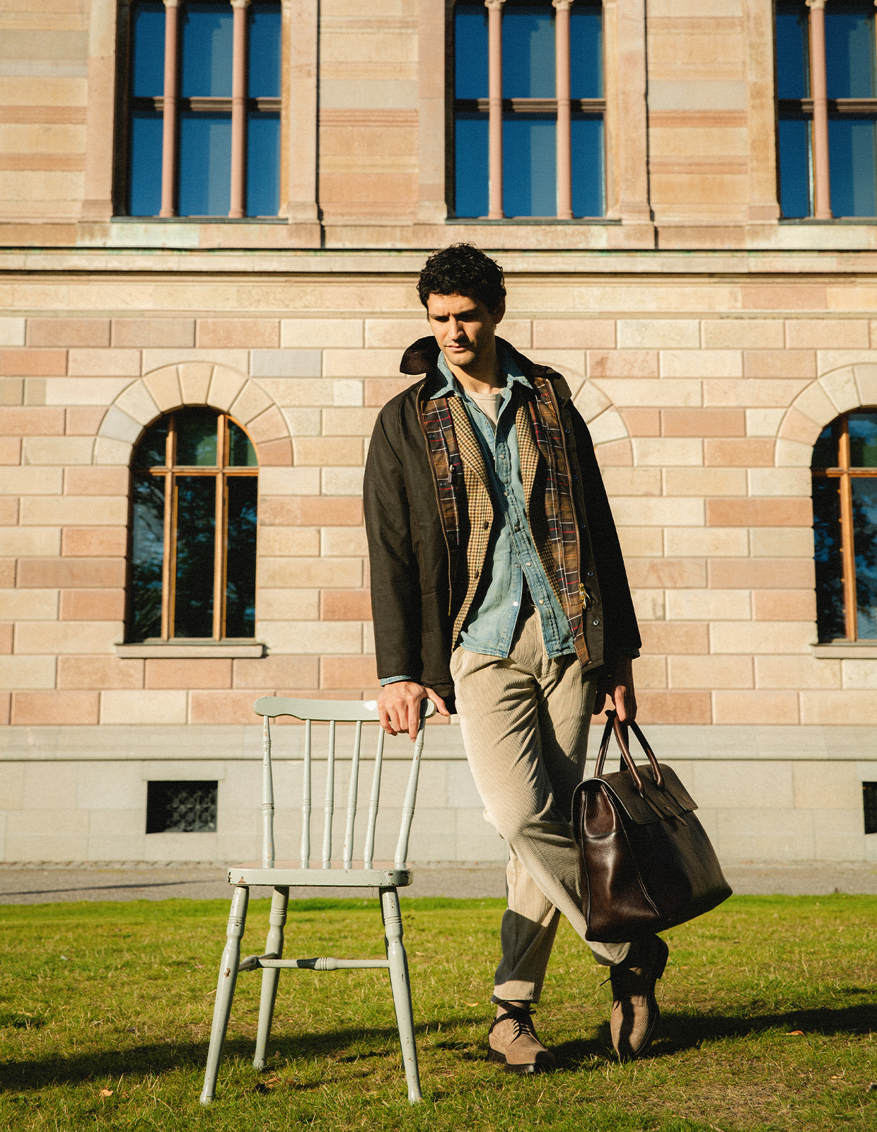 Classic Beaufort Jacket Olivgrön Stl 48