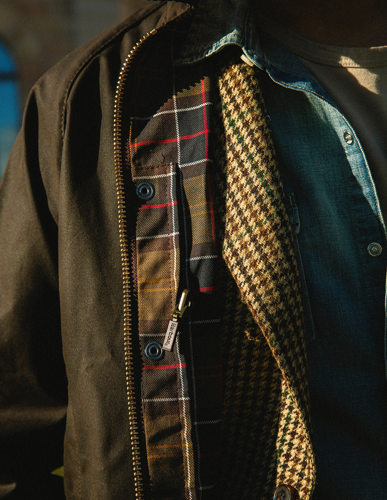 Classic Beaufort Jacket Olivgrön Stl 48