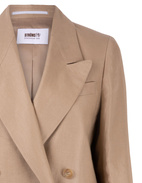 Linnen Blazer Beige Stl 38