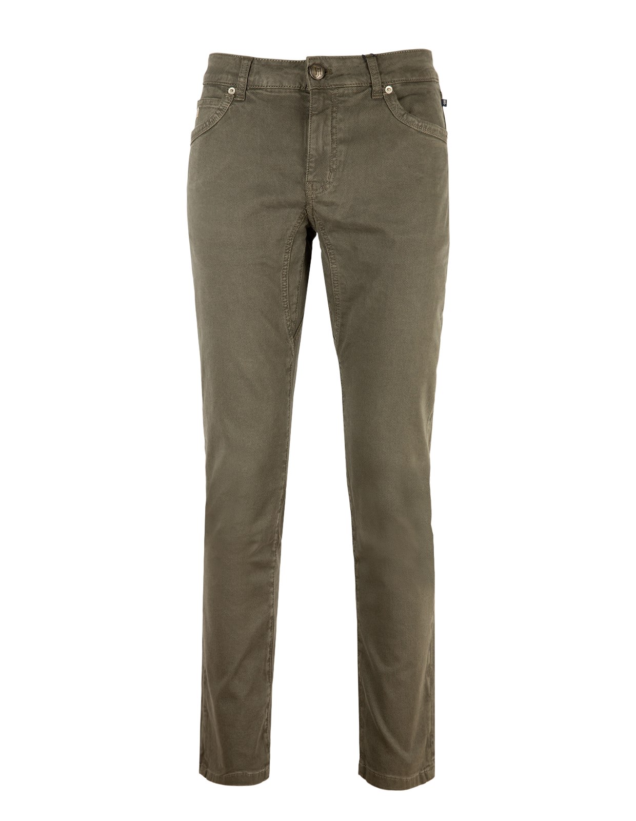 5-ficksbyxa Cut'n Sew Bormio Mossgrön 35"34