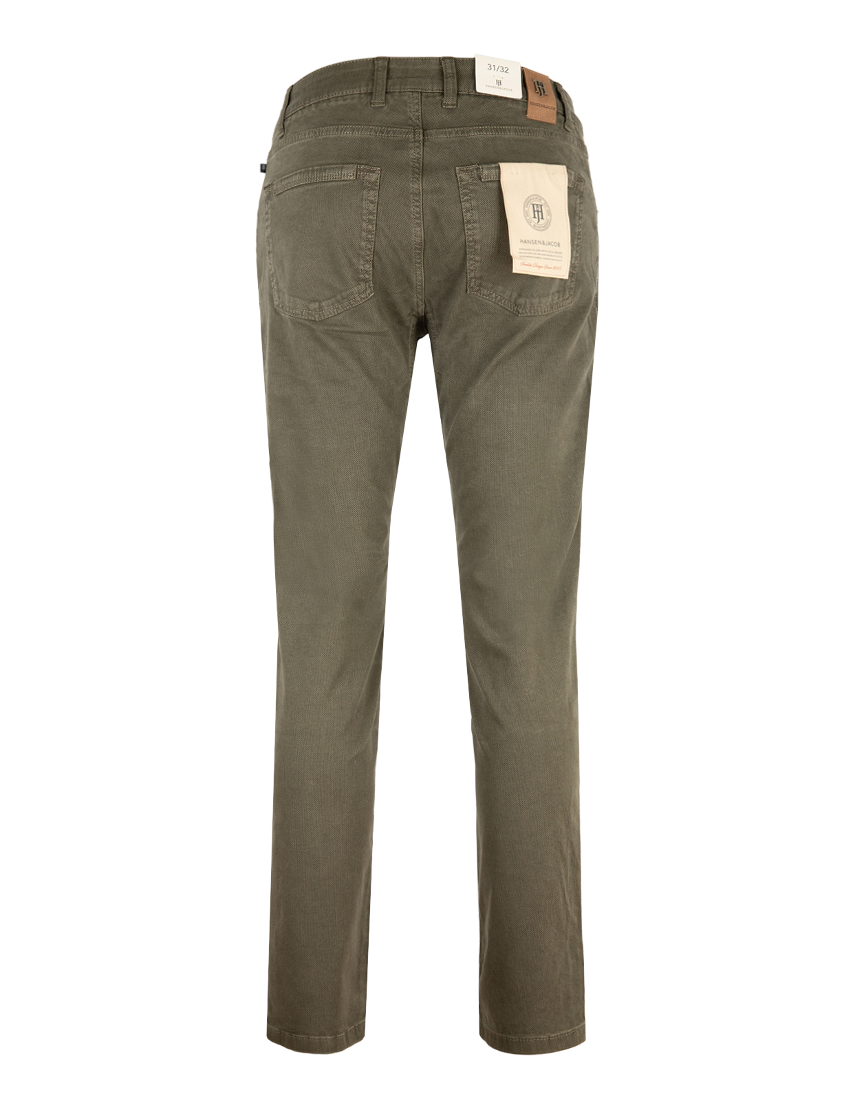 5-ficksbyxa Cut'n Sew Bormio Mossgrön