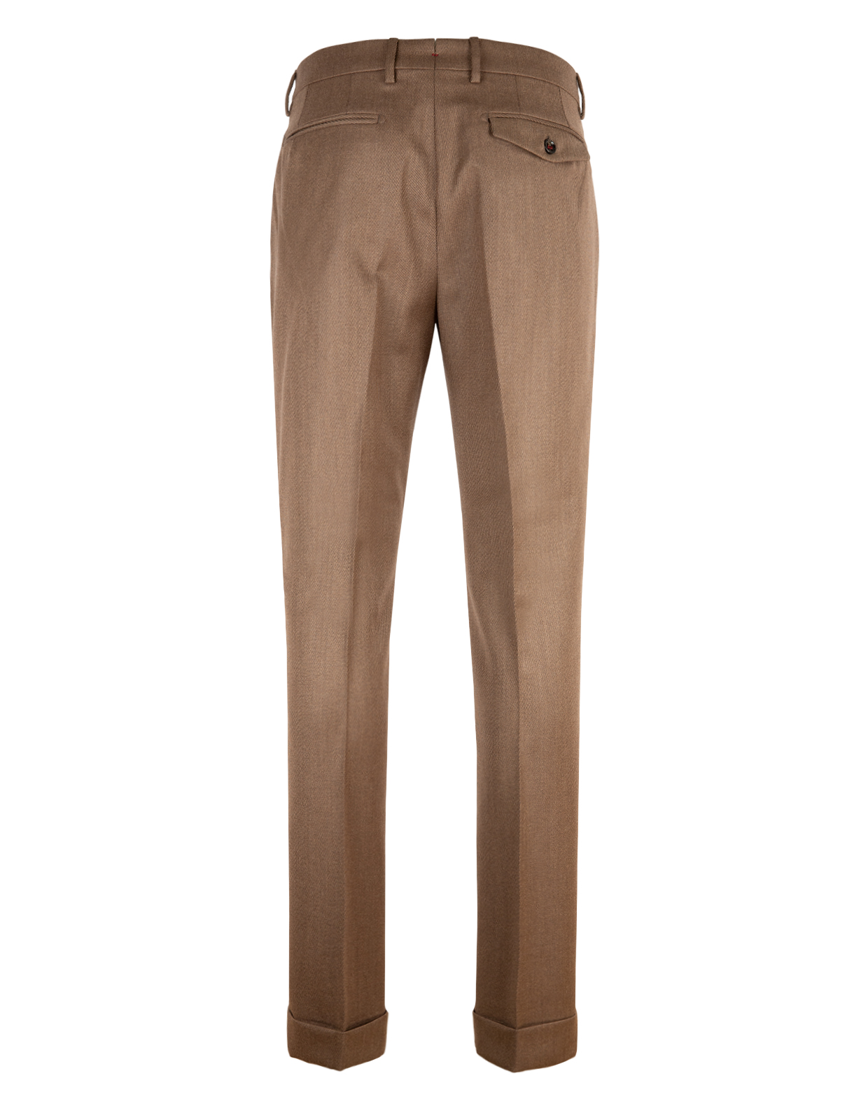 Retro Theca Pleated Trouser Covert Wool Gråbeige