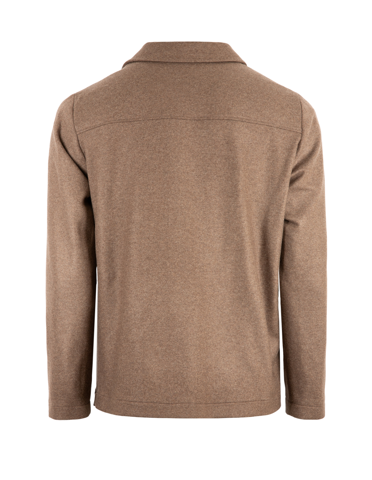 Pablo Overshirt Jersey Cashmere Ljusbrun