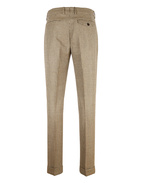 Retro 1PL Byxa Ull Hundtandsmönster Beige 54