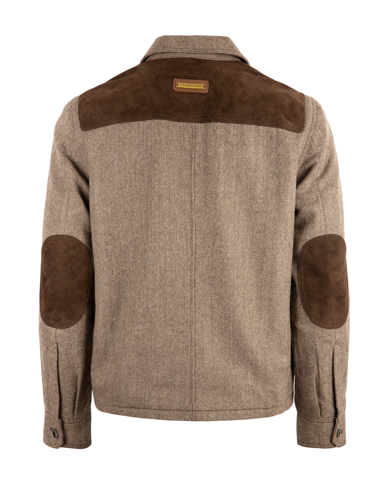 Lumberjack Tweed Skjortjacka Overshirt Mörkbrun