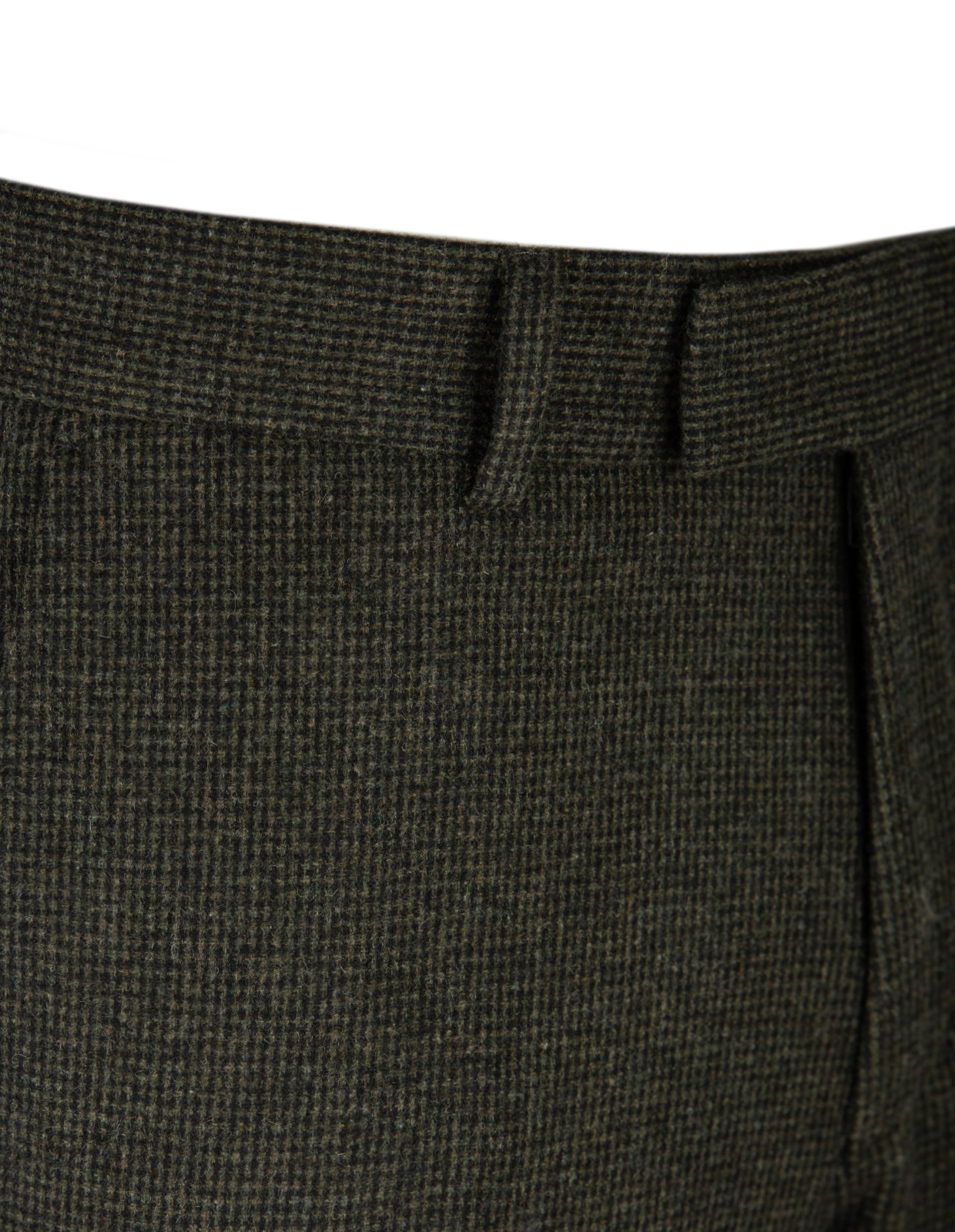 Tenuta Byxa Pepita Ullblandning Mörkgrön