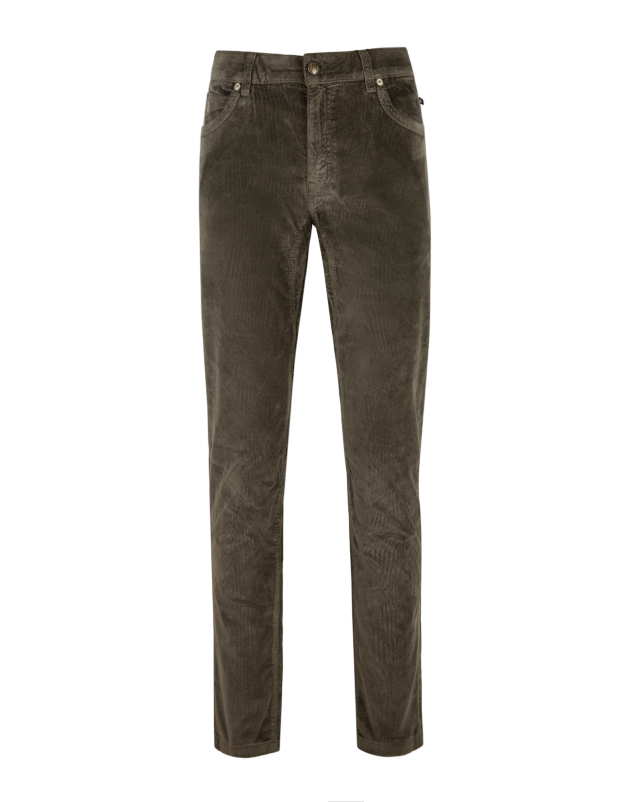 5-ficksbyxa Cut'n Sew Soft Cord Manchester Mörkgrön