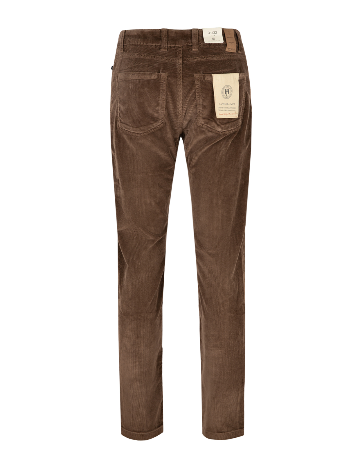 5-ficksbyxa Cut'n Sew Soft Cord Manchester Ljusbrun 32"32