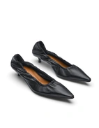 Valfurva Pumps Nappa Svart