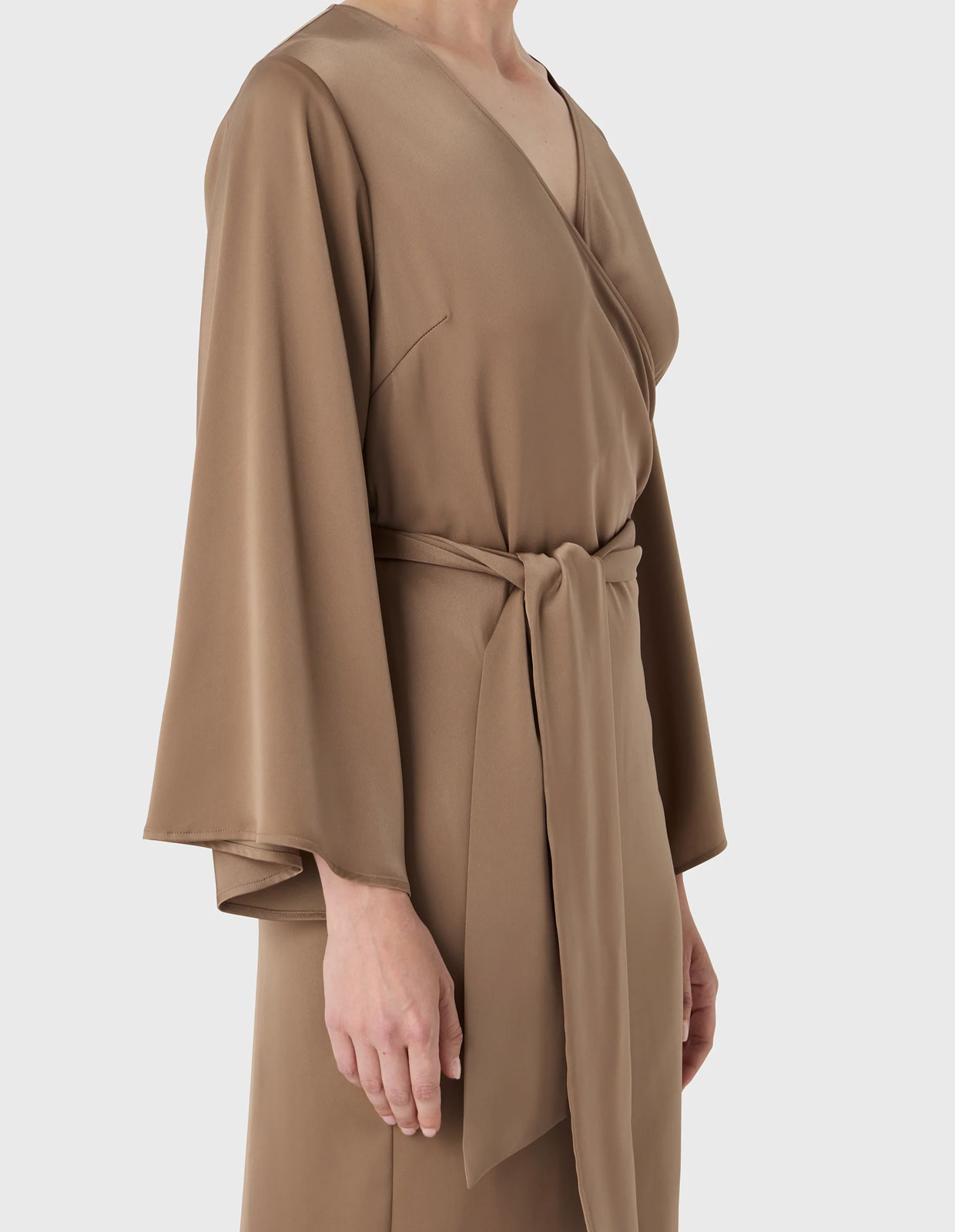 Mira Klänning Guldbrun 36