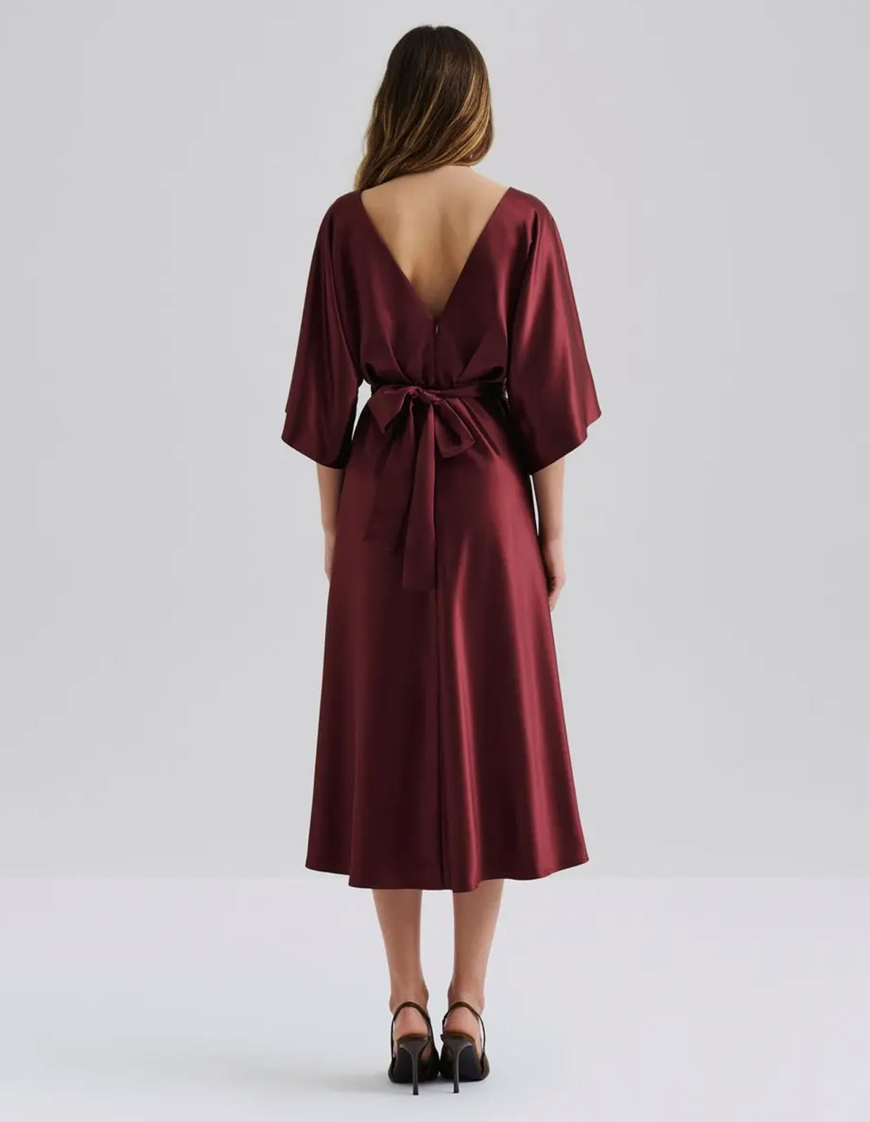 Juno Klänning Burgundy