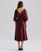 Juno Klänning Burgundy M