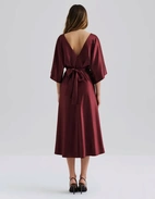 Juno Klänning Burgundy S