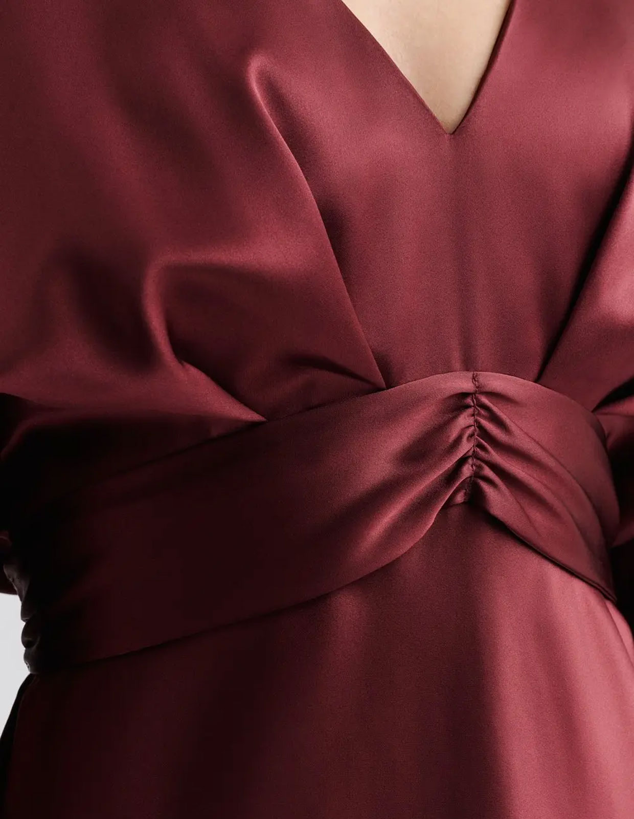 Juno Klänning Burgundy M