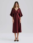 Juno Klänning Burgundy S