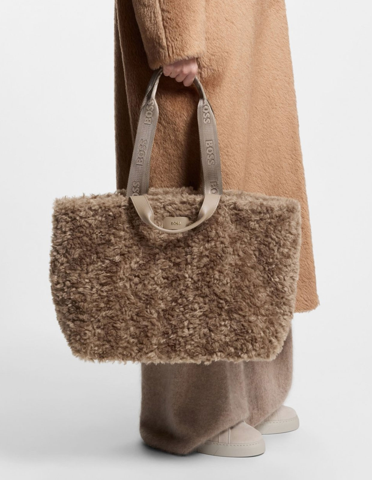Palmah Tote Väska Mörkbeige