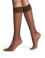 Pure Matt Knee High 20 DEN Knästrumpor Mörkbrun 39-42