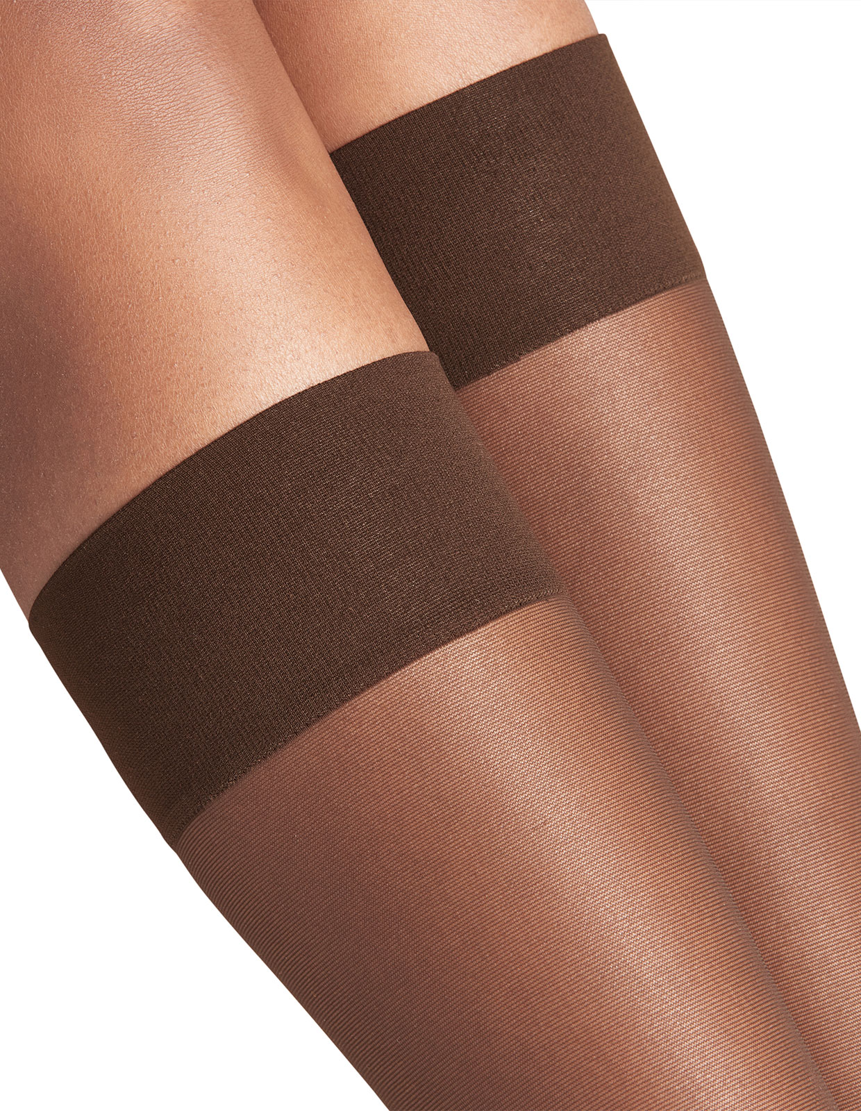 Pure Matt Knee High 20 DEN Knästrumpor Mörkbrun 39-42