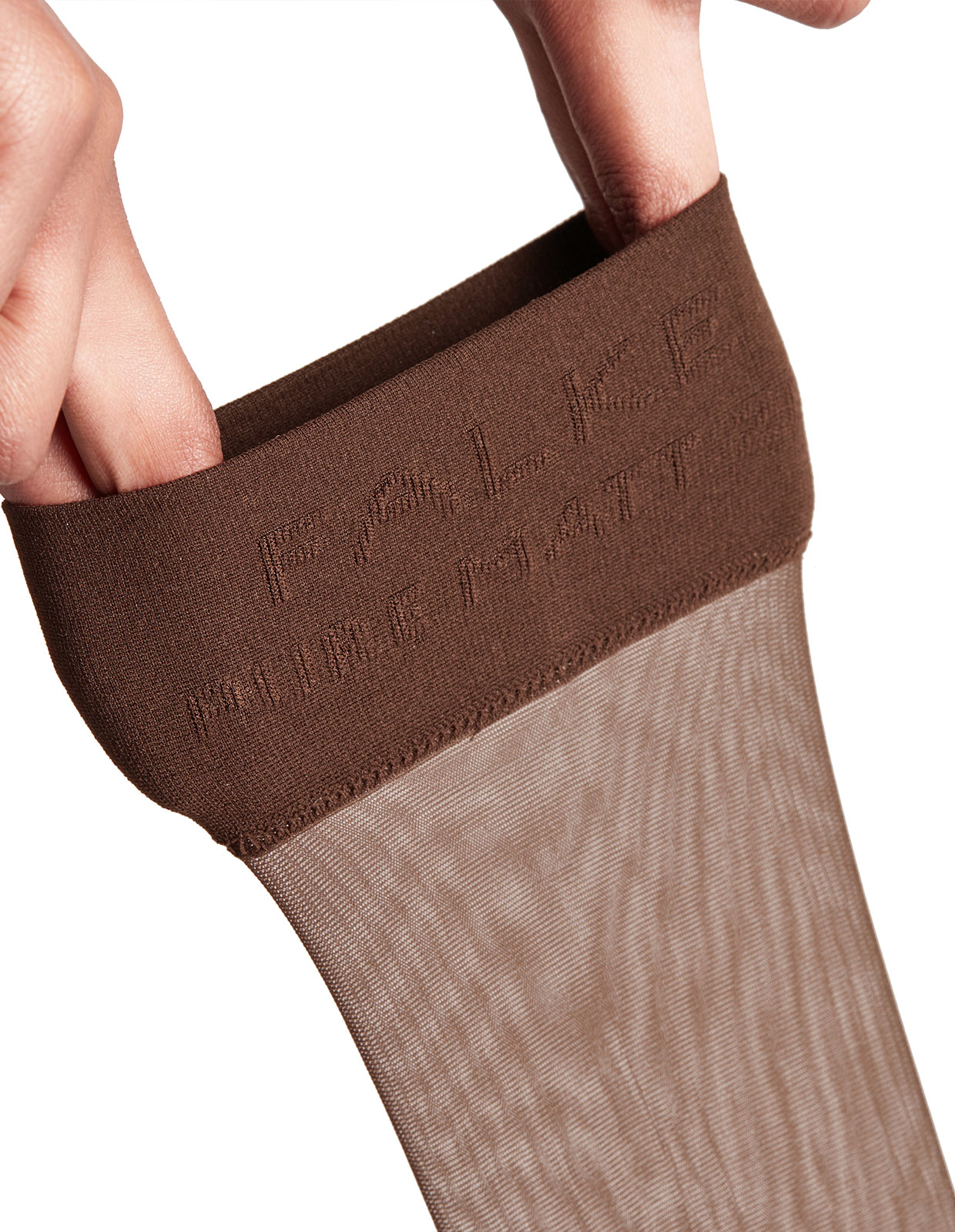 Pure Matt Knee High 20 DEN Knästrumpor Mörkbrun 39-42