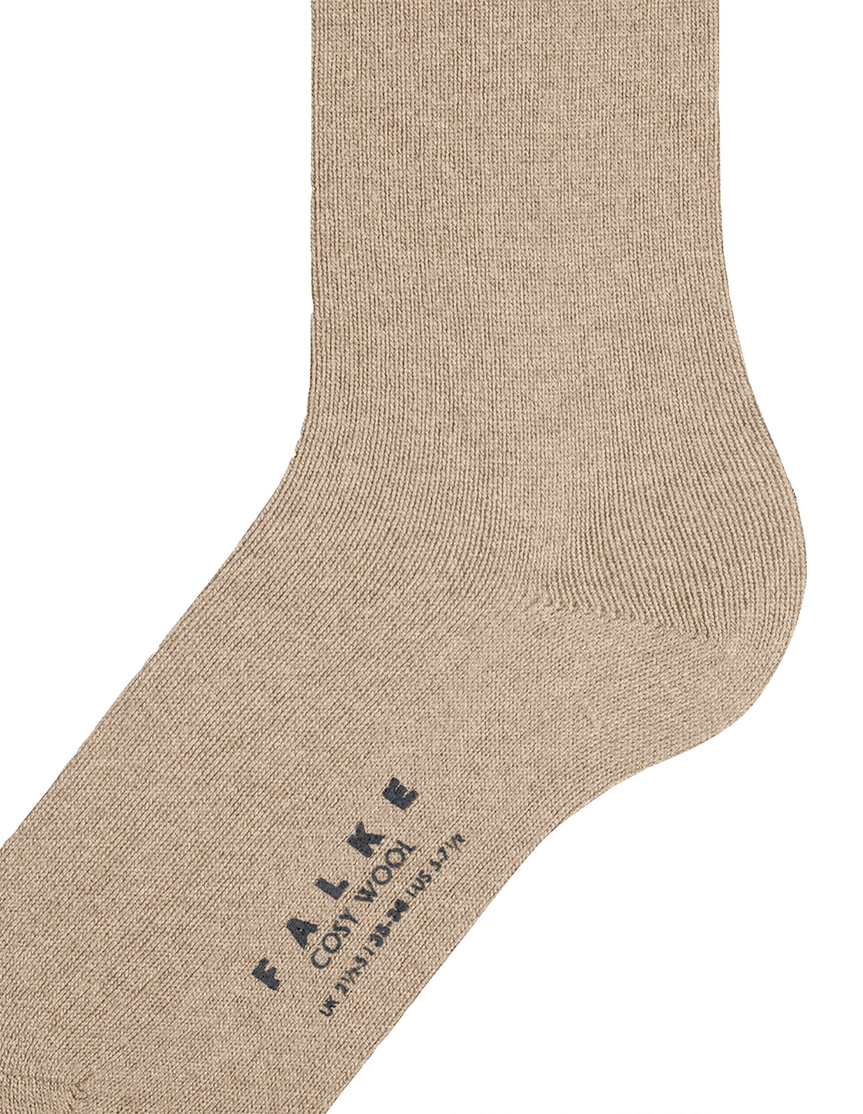 Cosy Wool Sock Beige Melerad